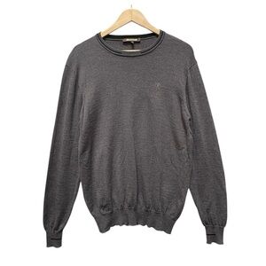 Roberto Cavalli Wool Cashmere Crew Neck Sweater Size XL
